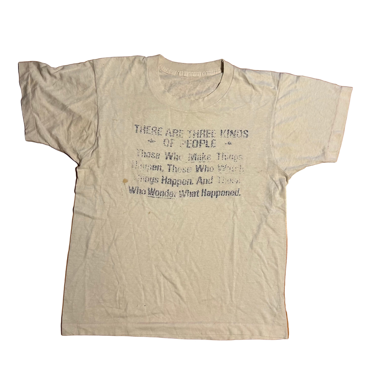 80/90's There are Three Kinds of People White Tshirt - Small - 18" x 23"