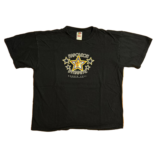 Napoleon Dynamite Summer 2004 Fox Release Black Movie Tshirt - Large - 23" x 26.5"