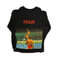 Saint Pablo Kanye West Tour Merch Kim Kardashian Black Longsleeve Shirt - Medium - 21" x 28"