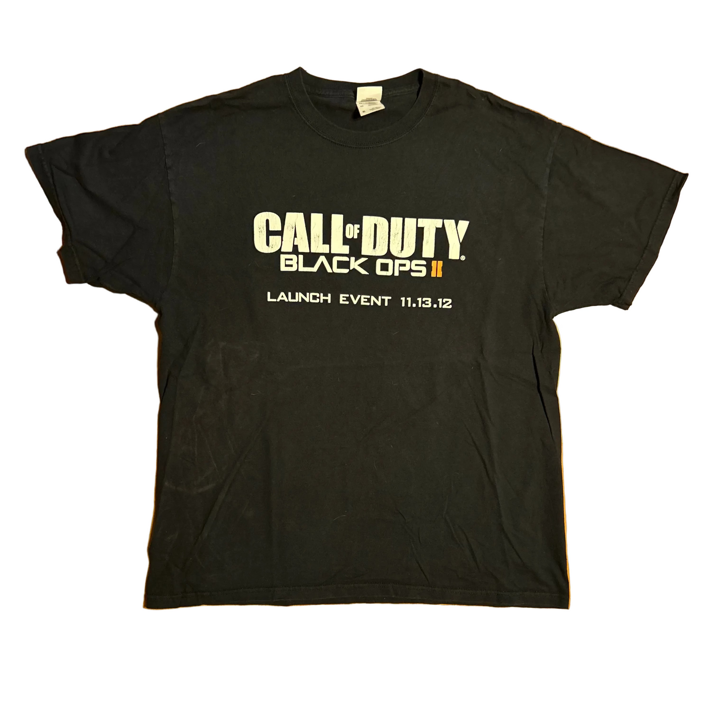 2012 Call of Duty Black Ops 2 Launch Event Black Tshirt - Large - 23" x 29"