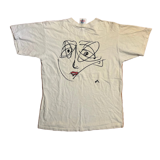 90's Planet Hollywood Celebrity Edition White Tshirt - Medium - 20" x 27.5"