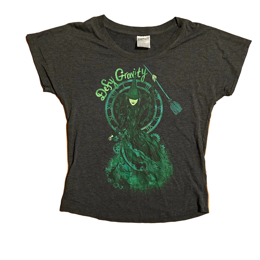 Wicked Movie Defy Gravity Grey Tshirt - Small - 18" x 24.5"