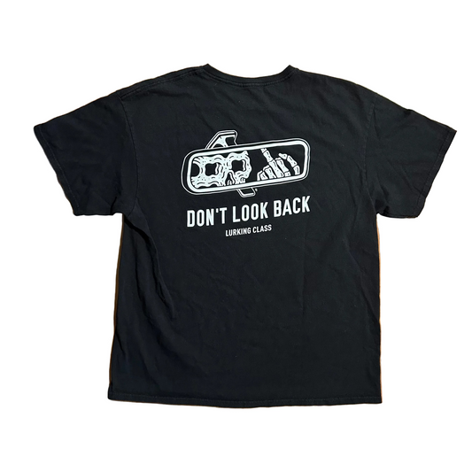 Lurking Class Don’t Look Back Black Tshirt - Medium - 21" x 27"