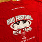 2005 500 Festival Racing Red Tshirt - XLarge - 24" x 30"
