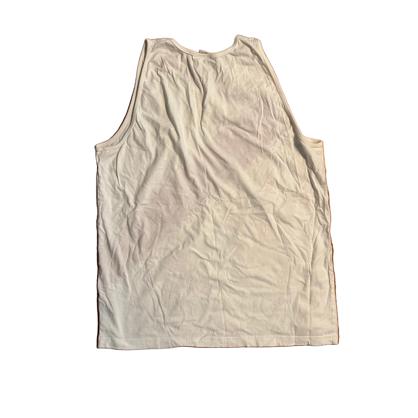 Tommy Hilfiger White Tanktop Shirt - Large - 22" x 30"