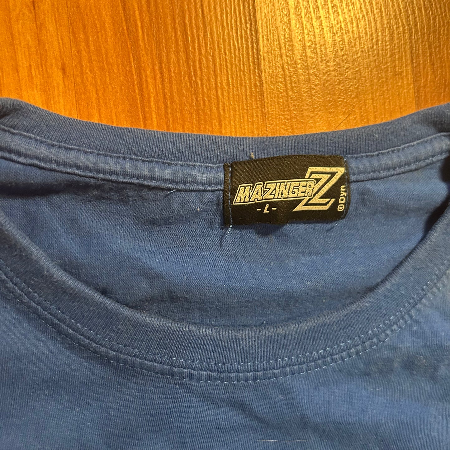 Mazinger Z Japanese Manga Blue Tshirt - Medium - 20" x 26"