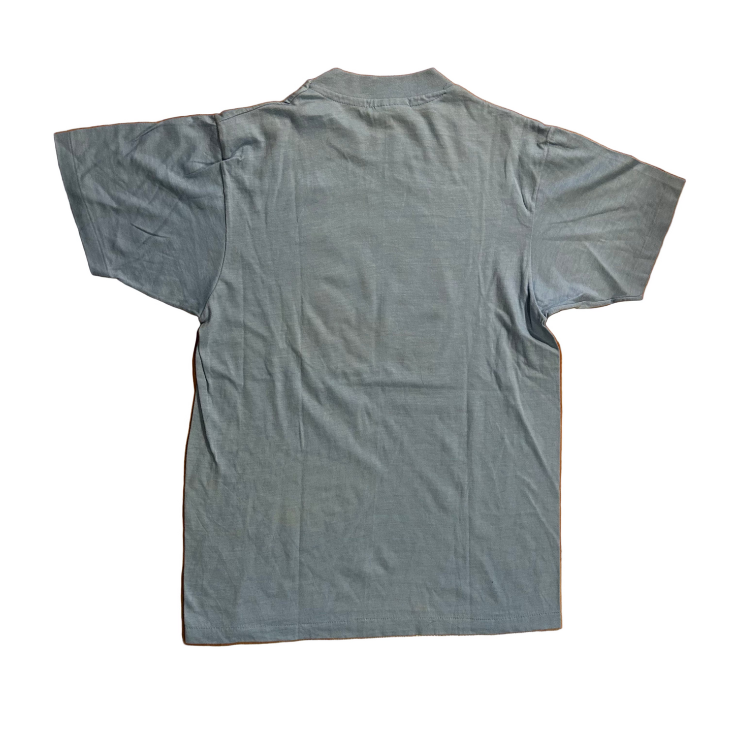 80/90's Hanes 50/50 A Perfect 10 Light Blue Tshirt - XSmall - 17" x 25.5"