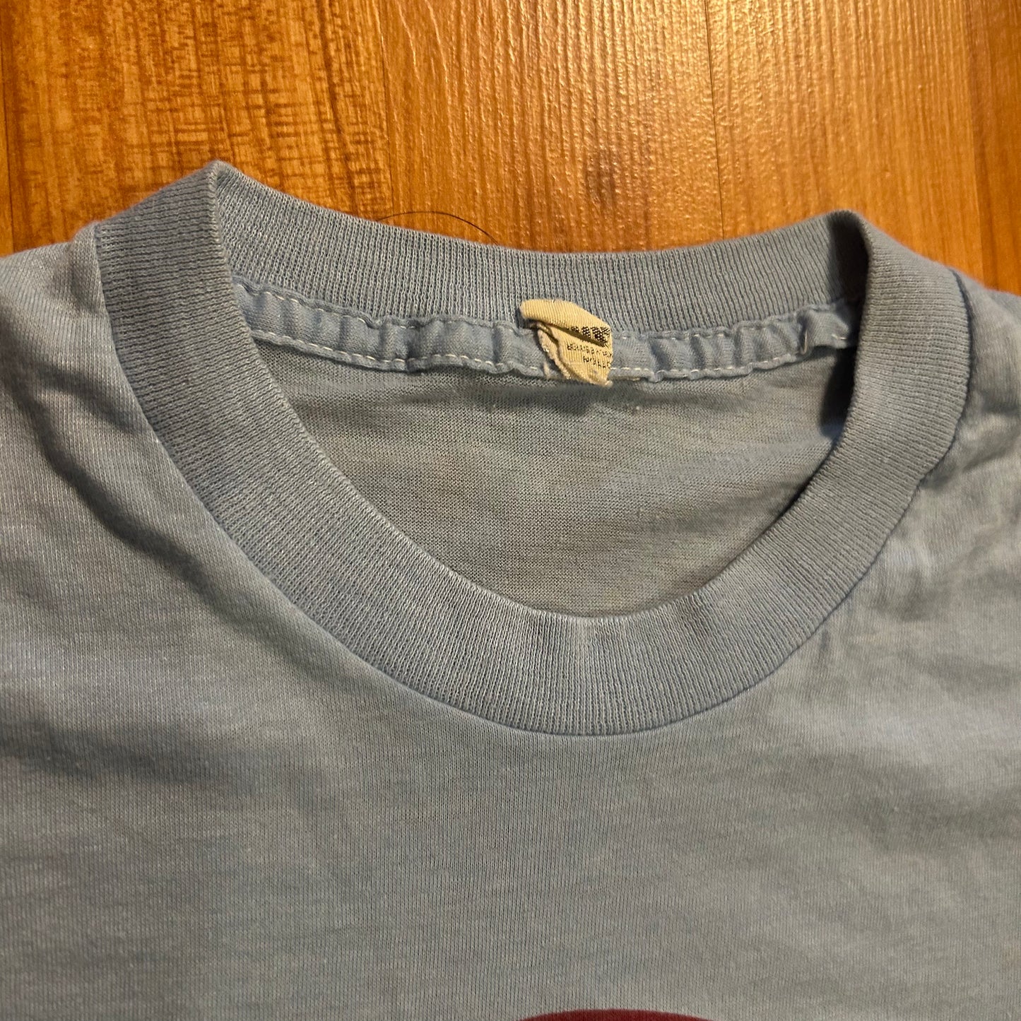 80's Washington DC Pride Rainbow Light Blue Tshirt - XSmall - 16" x 25"