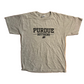 Purdue Boyfriend University Boilermaker Grey Tshirt - Medium - 21" x 29"
