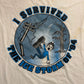 90's FOTL Best I Survived The Ice Storm of 1994 White Tshirt - Medium - 21" x 27.5"