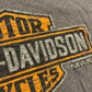 Harley Davidson Kerstings Judson Indiana Grey Tshirt - Large - 22" x 28.5"