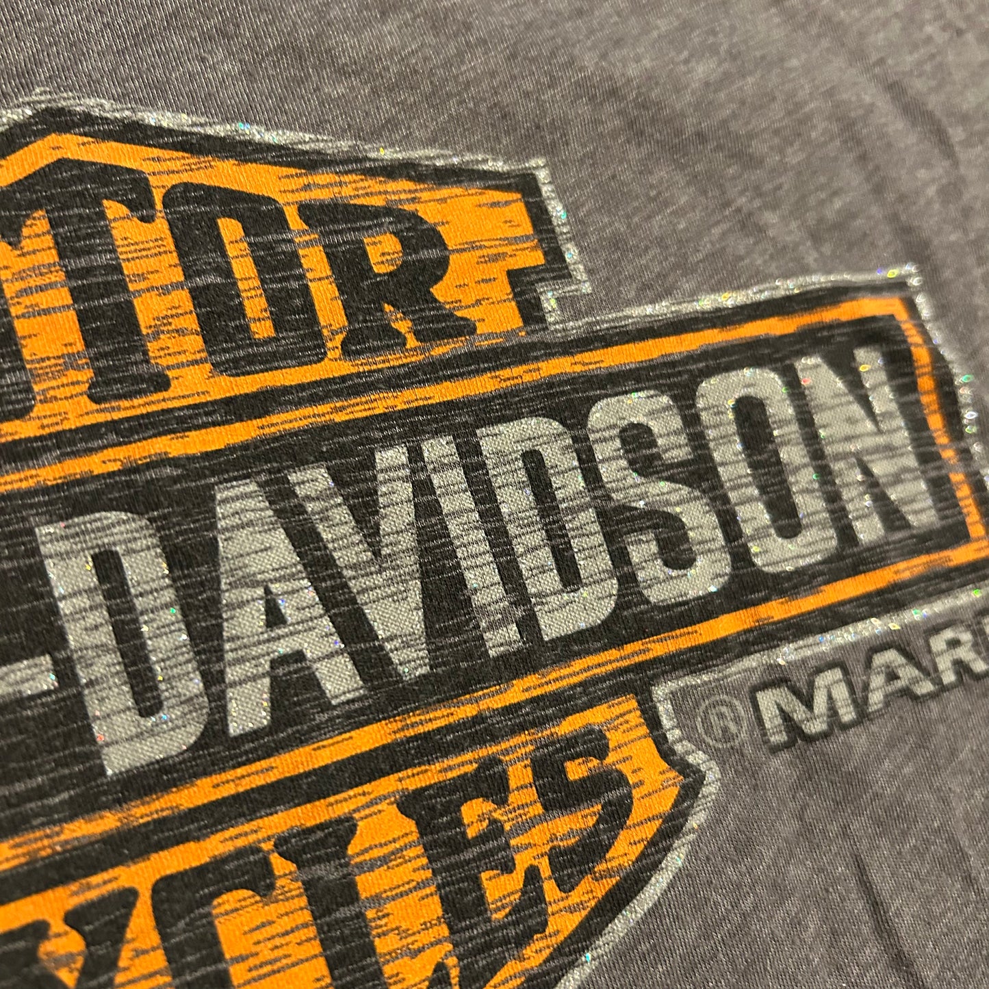 Harley Davidson Kerstings Judson Indiana Grey Tshirt - Large - 22" x 28.5"