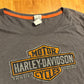 Harley Davidson Kerstings Judson Indiana Grey Tshirt - Large - 22" x 28.5"