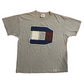 90's Dickies D Grey Tshirt - XLarge - 24" x 28.5"