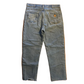Carphartt Fleece Lined Denim Blue Jeans Cutoff Carhartt Pants - 36" x 31"