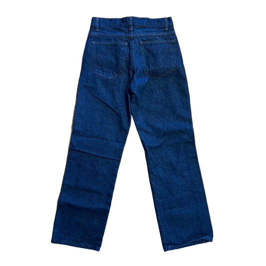 Rustler Dark Wash Denim Blue Jeans - Tagged 14 - 26" x 28.5"