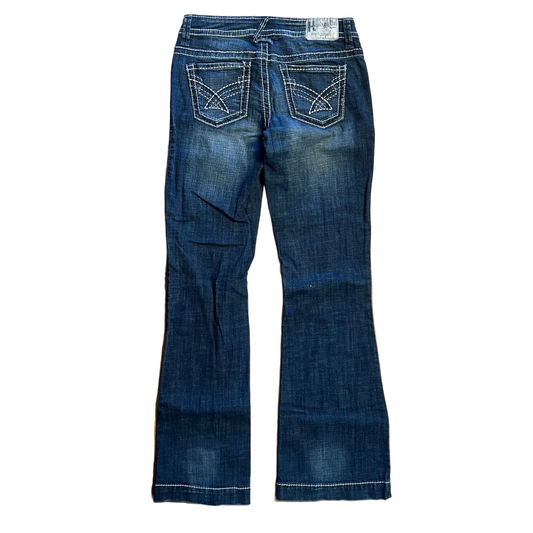 Hydraulic Bootcut Denim Blue Jeans - 28" x 32"