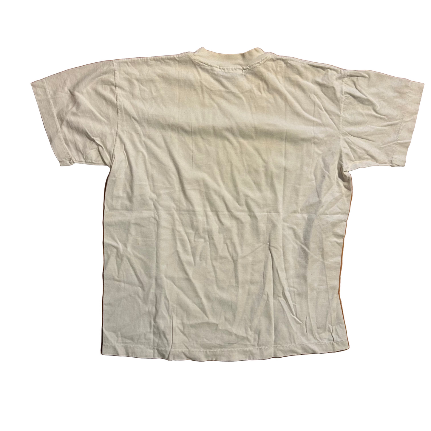 80/90's Casino Filipino Baccarat Gambling White Tshirt - Large - 22" x 27.5"