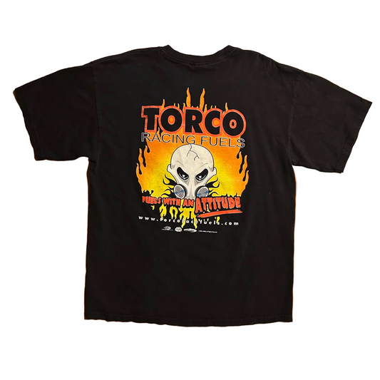 Torco Racing Fuels With an Attitude Black Tshirt - Medium - 21.5" x 28"