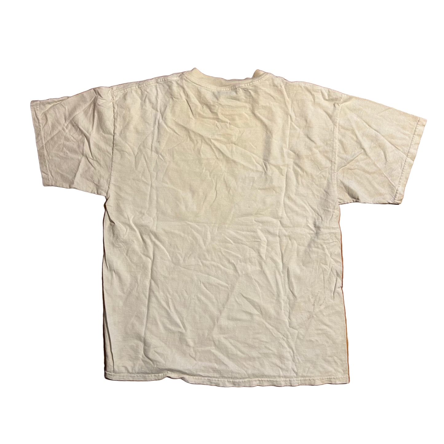 Flower Pink Purple Design White Tshirt - Large - 22.5" x 29"