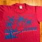 90's Jerzees Russell Destin Florida Beach Pink Tshirt - XSmall - 17" x 24"