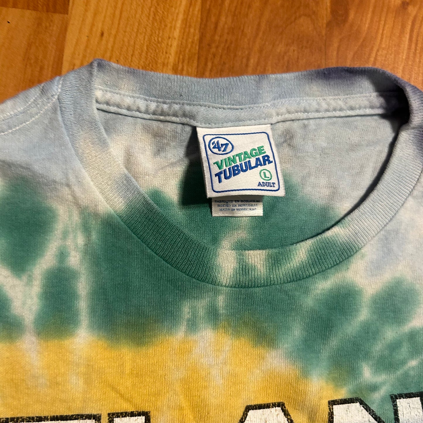 Vintage Tubular Atlanta Braves MLB Tie Dye Tshirt - Medium - 20" x 27.5"