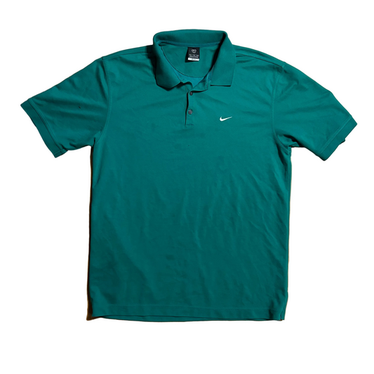 Nike Golf Green Mini Swoosh Collared Polo Shirt - XLarge - 24" x 32"
