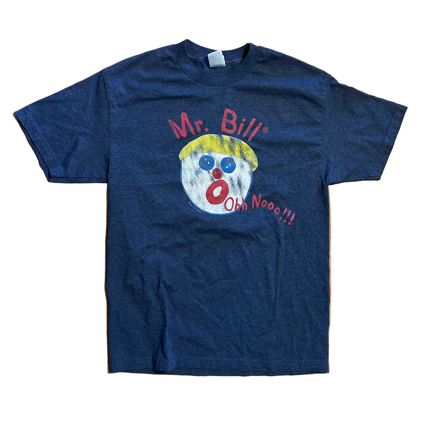 Mr Bill Oh Noooo Navy Tshirt - Medium - 20" x 30.5"