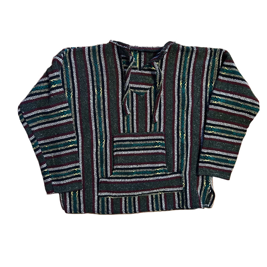 Drug Rug Multicolor Pullover Sweatshirt - Large - 23" x 24"