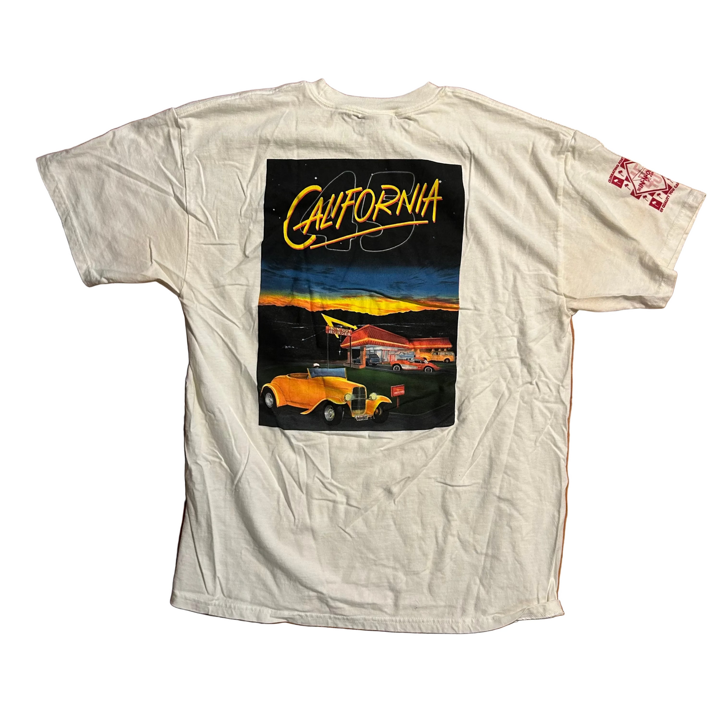 In-N-Out Burger California White Tshirt - Large - 22" x 29"