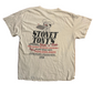 Open Stoney Tony’s Wake n Bake White Tshirt - Large - 23" x 28"