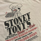 Open Stoney Tony’s Wake n Bake White Tshirt - Large - 23" x 28"
