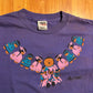 90's Oneita Arizona Native American Purple Tshirt - Large - 23" x 28.5"