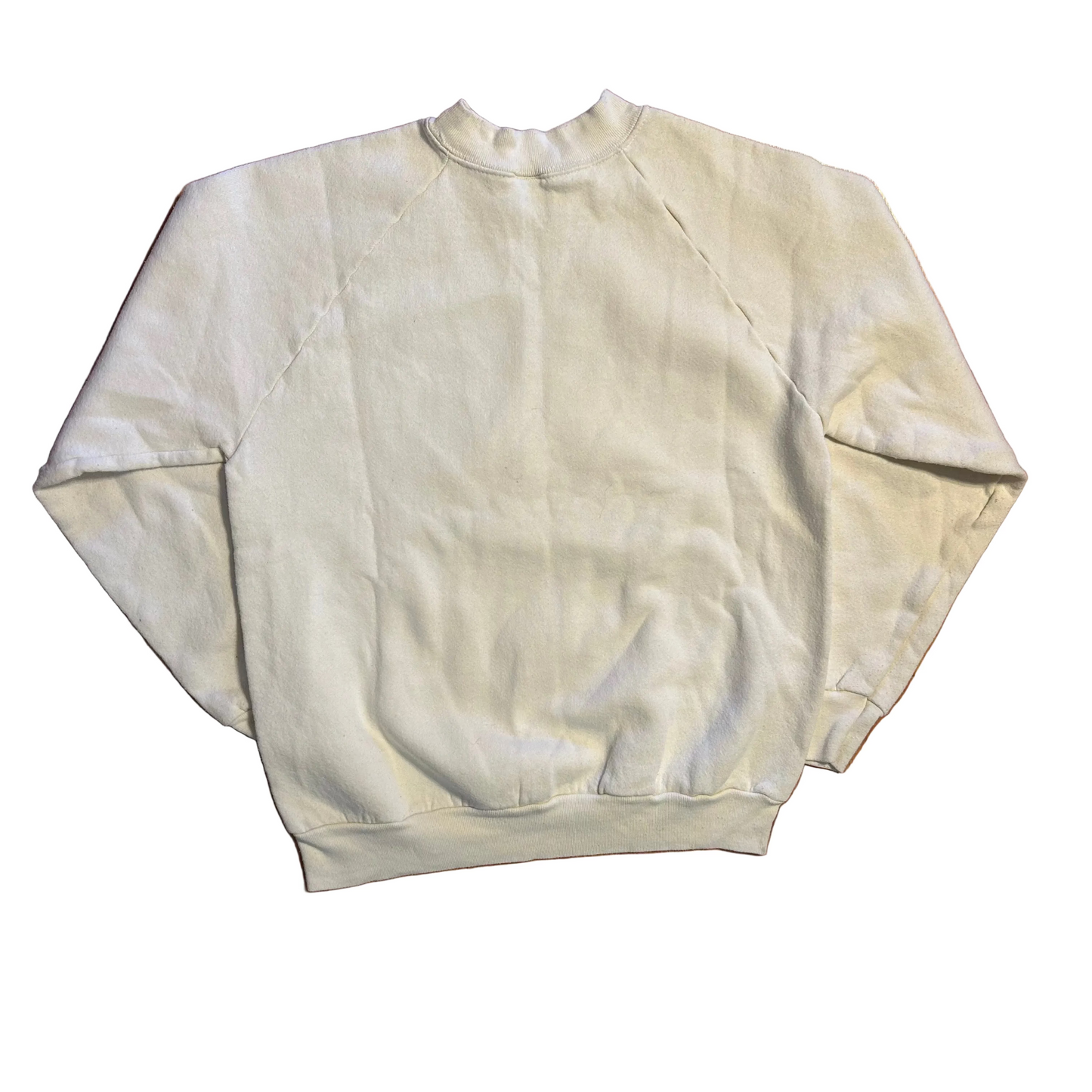 90's FOTL Farmer Pig White Crewneck Sweatshirt - Small - 19" x 24"