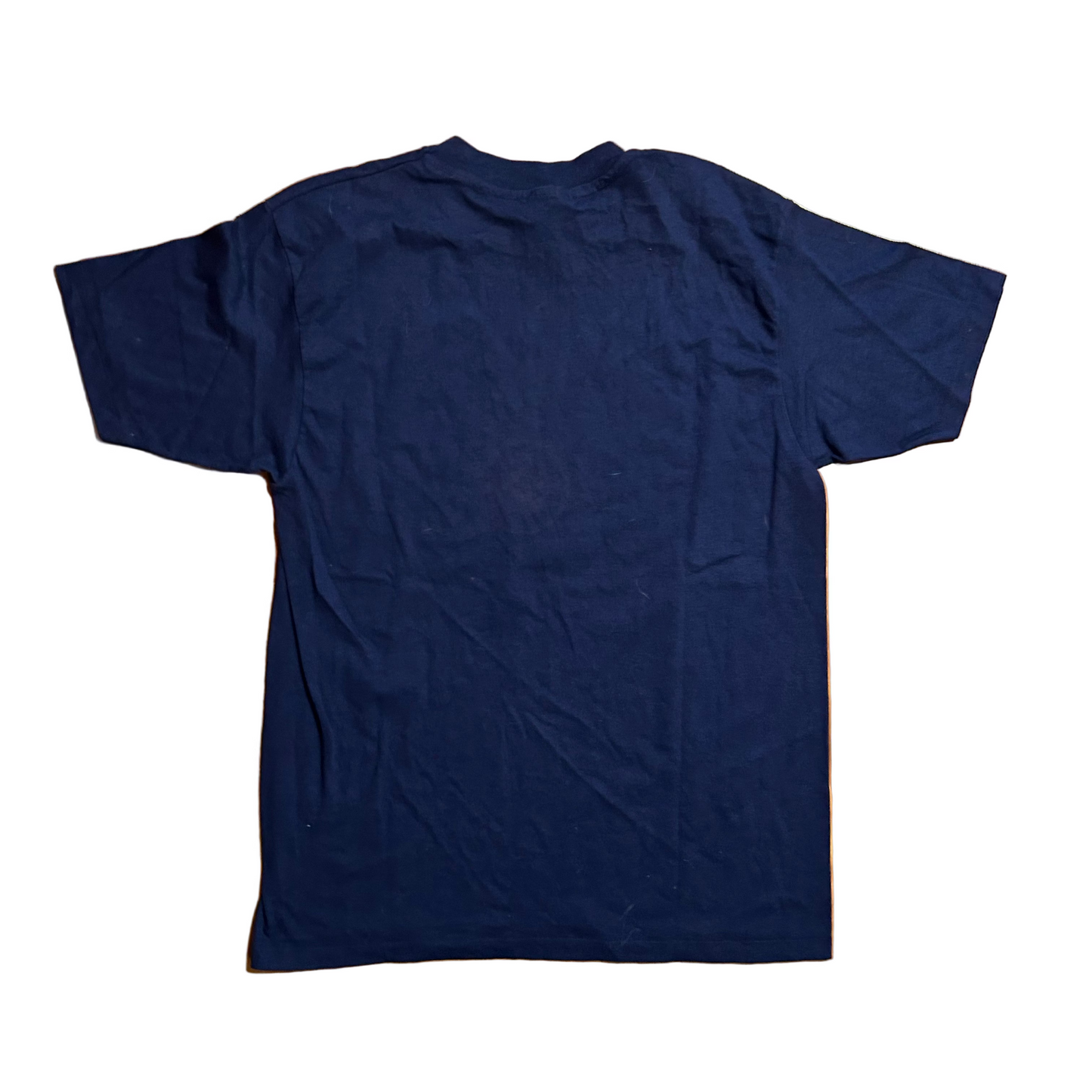 Hanes Fifty Fifty Crawford County Gunsmoke Classic Navy Blue Tshirt - Medium - 20.5" x 28.5"