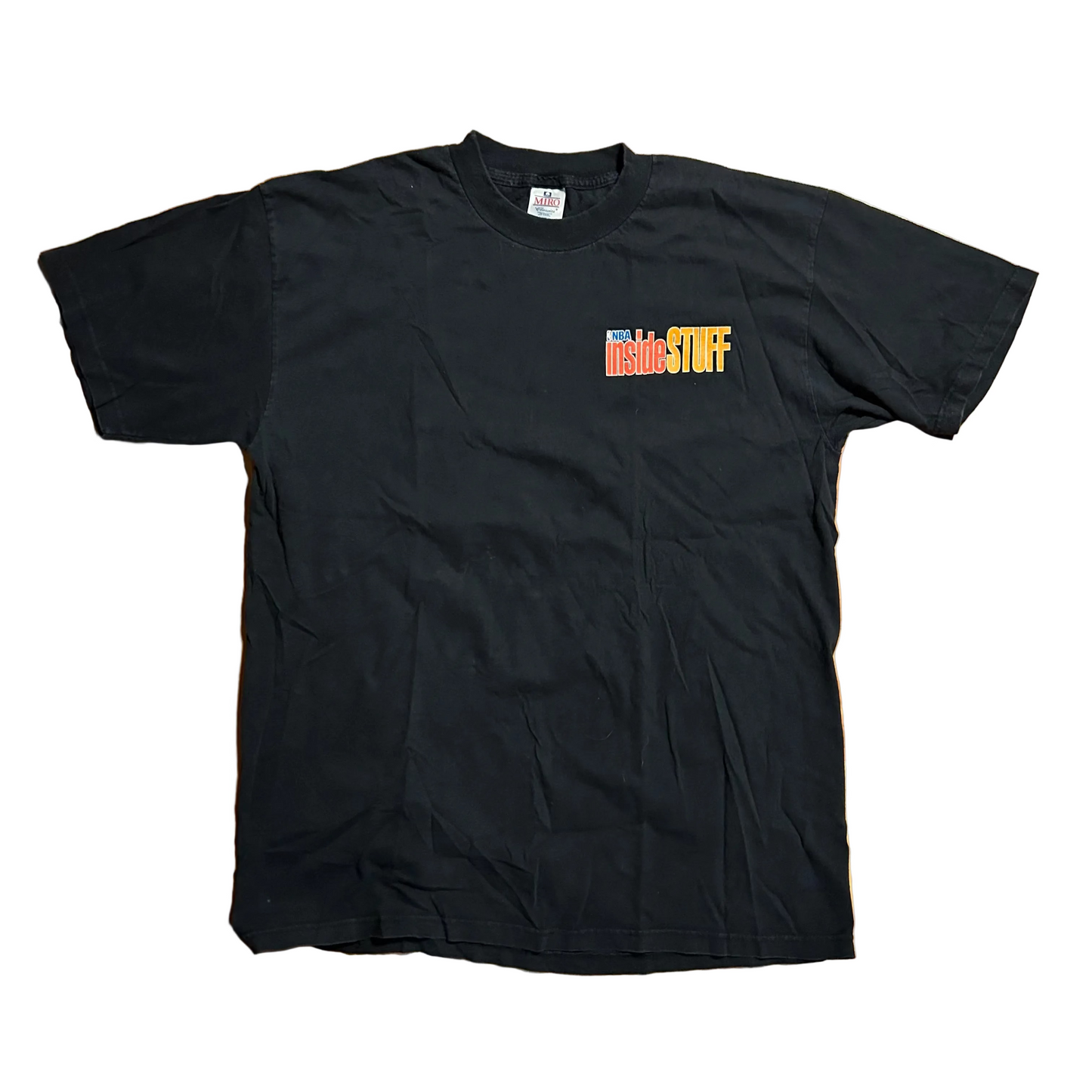 Get Stuffed NBA Inside Stuff Black Tshirt - Large - 23.5" x 31"