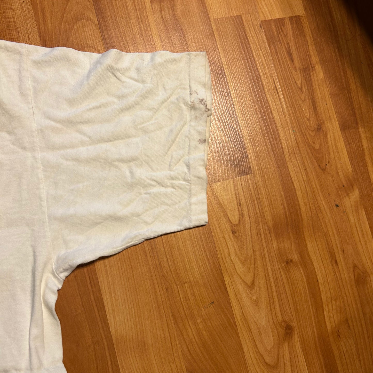 90's Center Cut Heavy T In Dad We Trust and Borrow Money From White Tshirt - Large - 23" x 29"