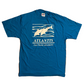 90's Hanes Beefy Atlantis Lost World Adventures Blue Tshirt - Medium - 21.5" x 30"