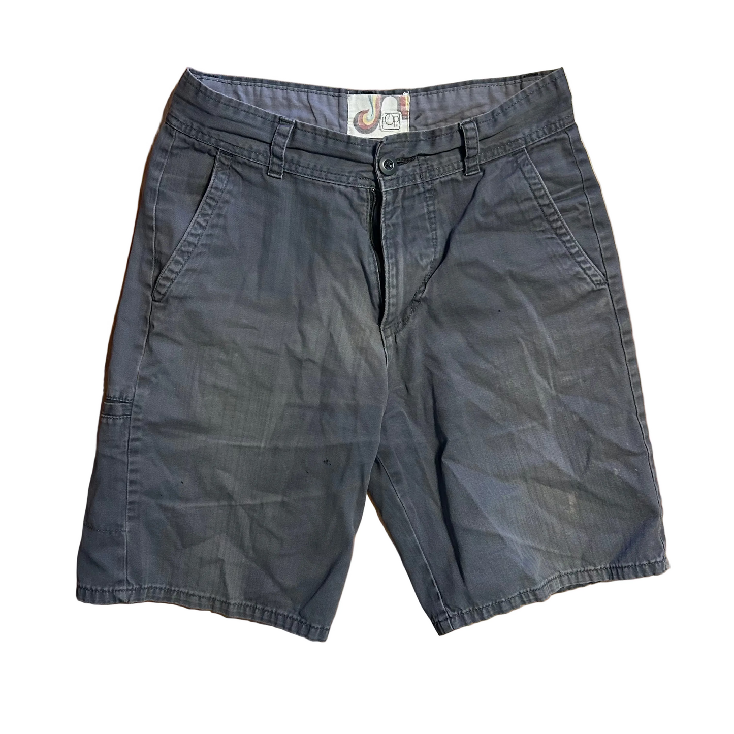 OP Ocean Pacific Grey Cotton Shorts - 29" x 10"