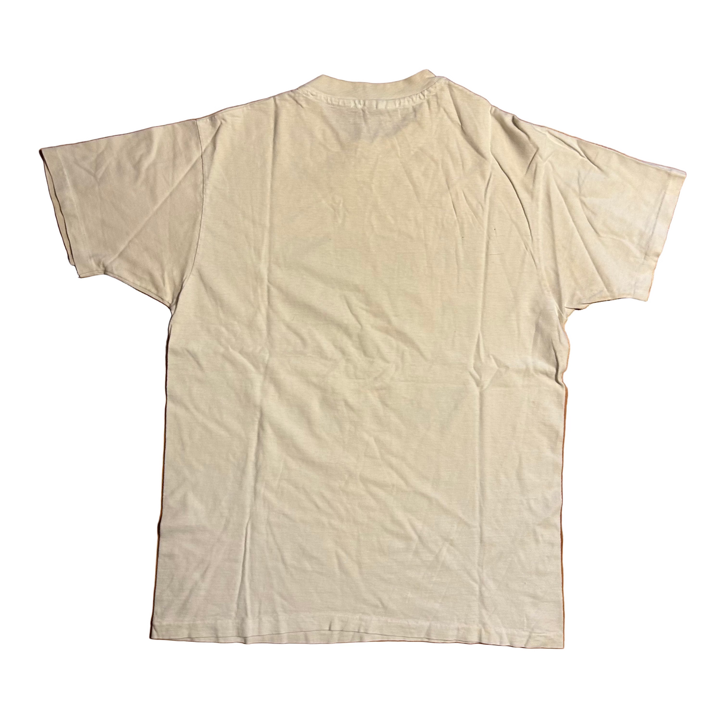 90's Hanes Beefy T Texas Colinas Classic White Tshirt - Medium - 20" x 28"