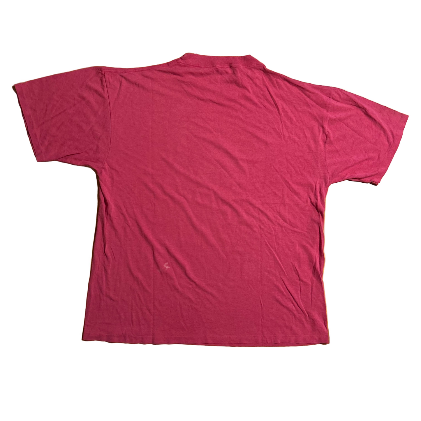 80/90's Zanzibar Beach Pink Tshirt - XLarge - 24" x 29"
