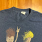 Beavis and Butthead Rock Blue Tshirt - Medium - 21.5" x 29"