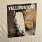 Yellowstone National Park White Distressed Tshirt - Medium - 21" x 27"