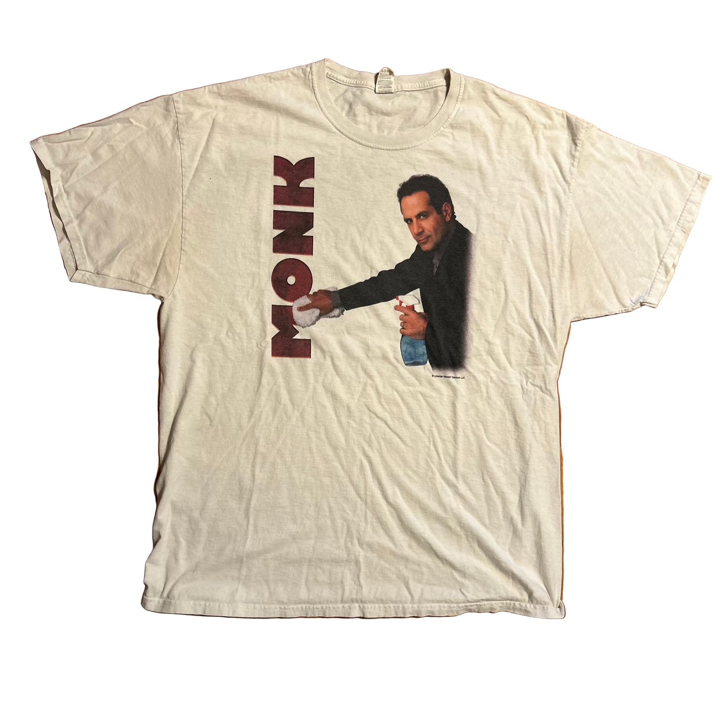 Monk Universal Network Television White Tshirt - Large - 22" x 28"