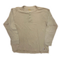 Carhartt Carphartt Waffle Knit Quarter Button Up Beige Khaki Longsleeve Pullover Shirt - XLarge - 27" x 32"