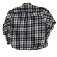 St John’s Bay Blue White Button Down Cotton Shirt - XLarge - 25" x 30"