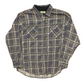 90’s Haband Button Up Blue Flannel Shirt - Large - 23" x 30.5"
