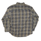 90’s Haband Button Up Blue Flannel Shirt - Large - 23" x 30.5"