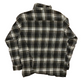 Stanley Black Brown Button Up Flannel Shirt - XLarge - 24" x 32"