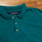 Dockers Turquoise Teal Quarter Button Up Collared Sweatshirt - XLarge - 27" x 29"
